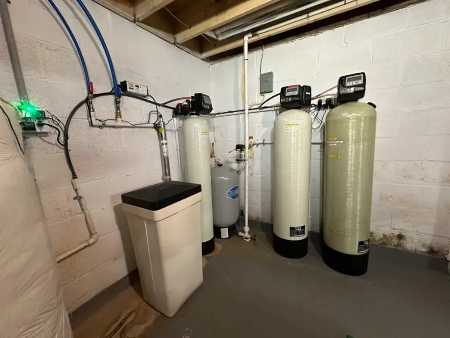 Whole-home pH correction system installed to reduce plumbing corrosion in a Southwestern Pennsylvania home
