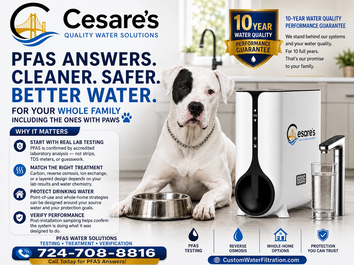 PFAS water treatment for families in Southwestern Pennsylvania